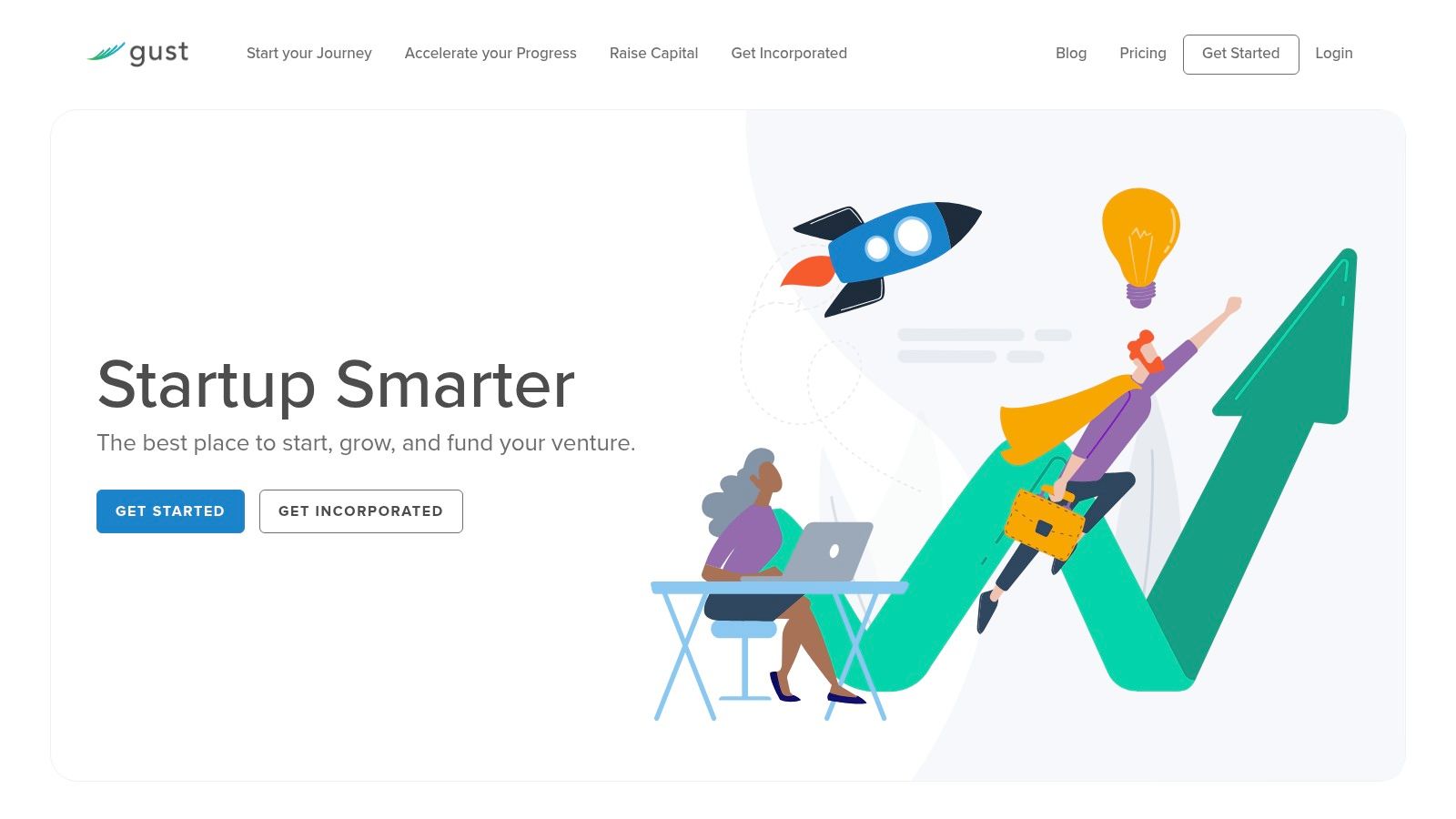 Gust (Investor Directory + Startup Ops Suite)